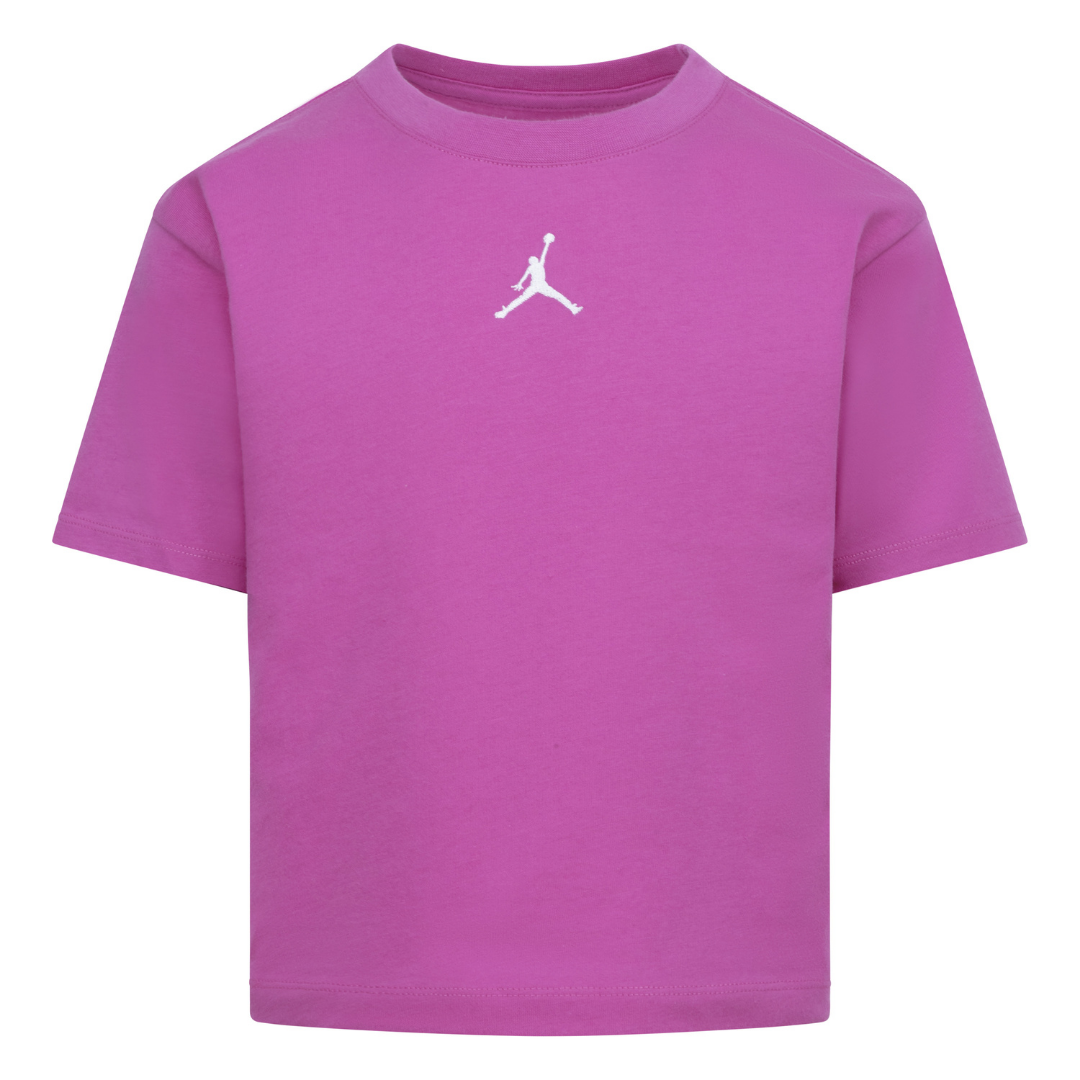 Jordan Essentials Tee Laser Fuchsia Little Kids