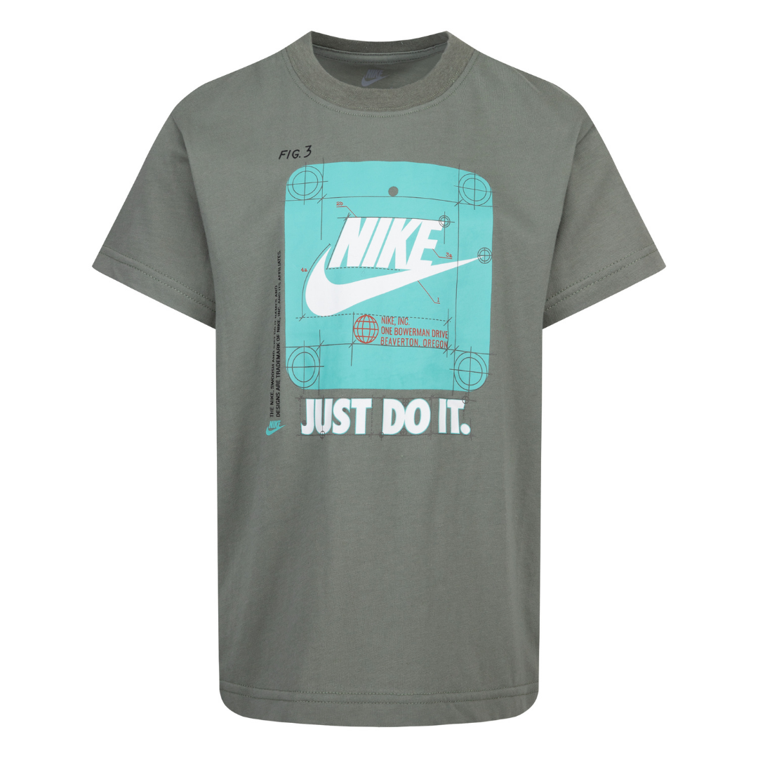 Nike Future Utility Short Sleeve Tee Dark Stucco Little Kids