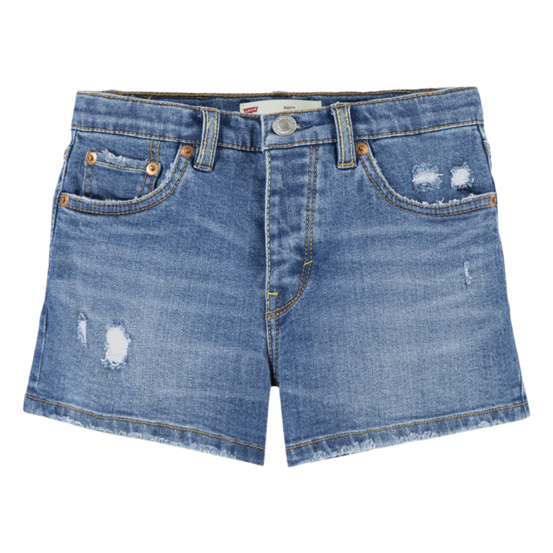 Levi ripped jean shorts best sale