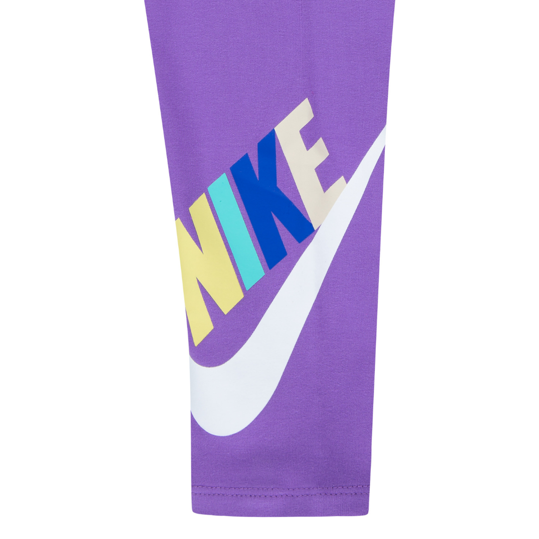 Nike Club High Rise Leggings Black Raspberry (Toddler)