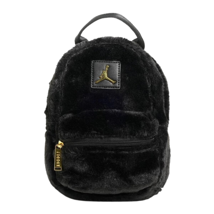 Jordan Faux Fur Mini Backpack Black
