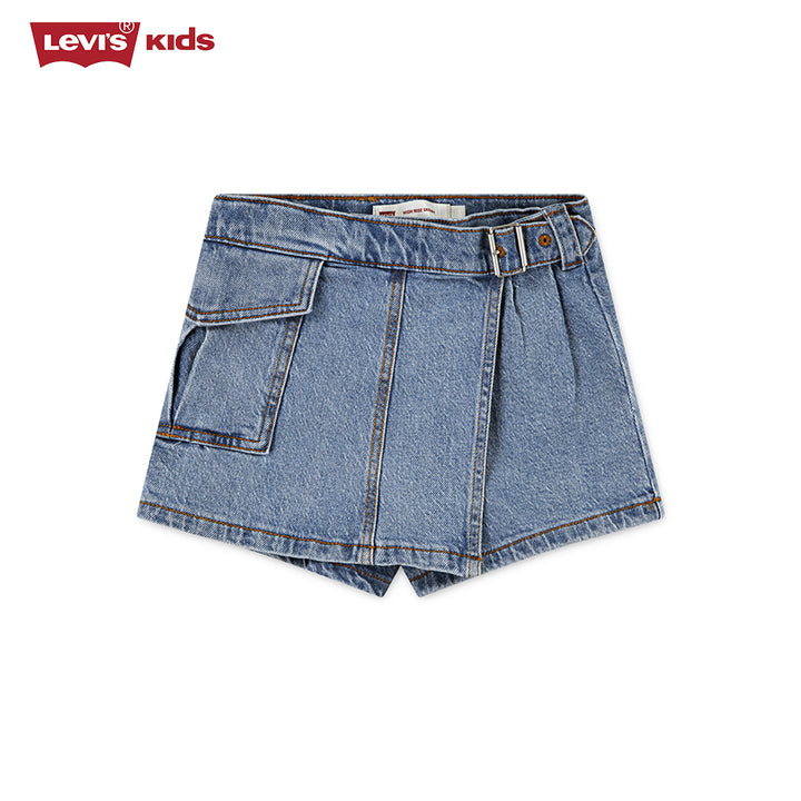 Levi's Girls Flower Child Denim Cargo Skort (Little Kids)