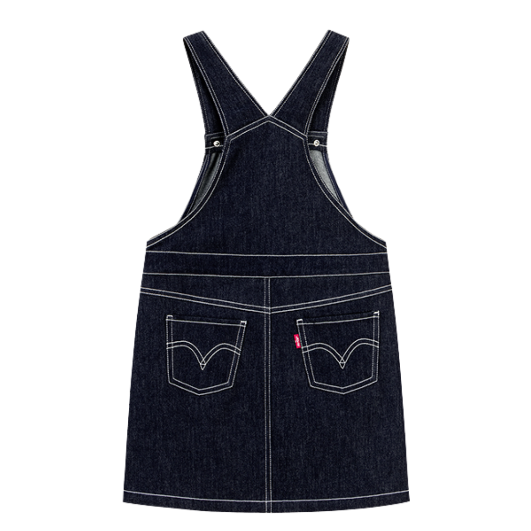 Levi's Girls Jumper Black Overall Dress (Big Kids)
