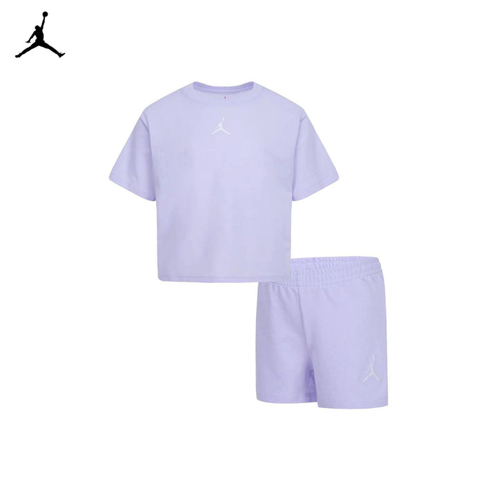 Jordan Girls 2-Piece Essential T-Shirt & Shorts Set (Little Kids)