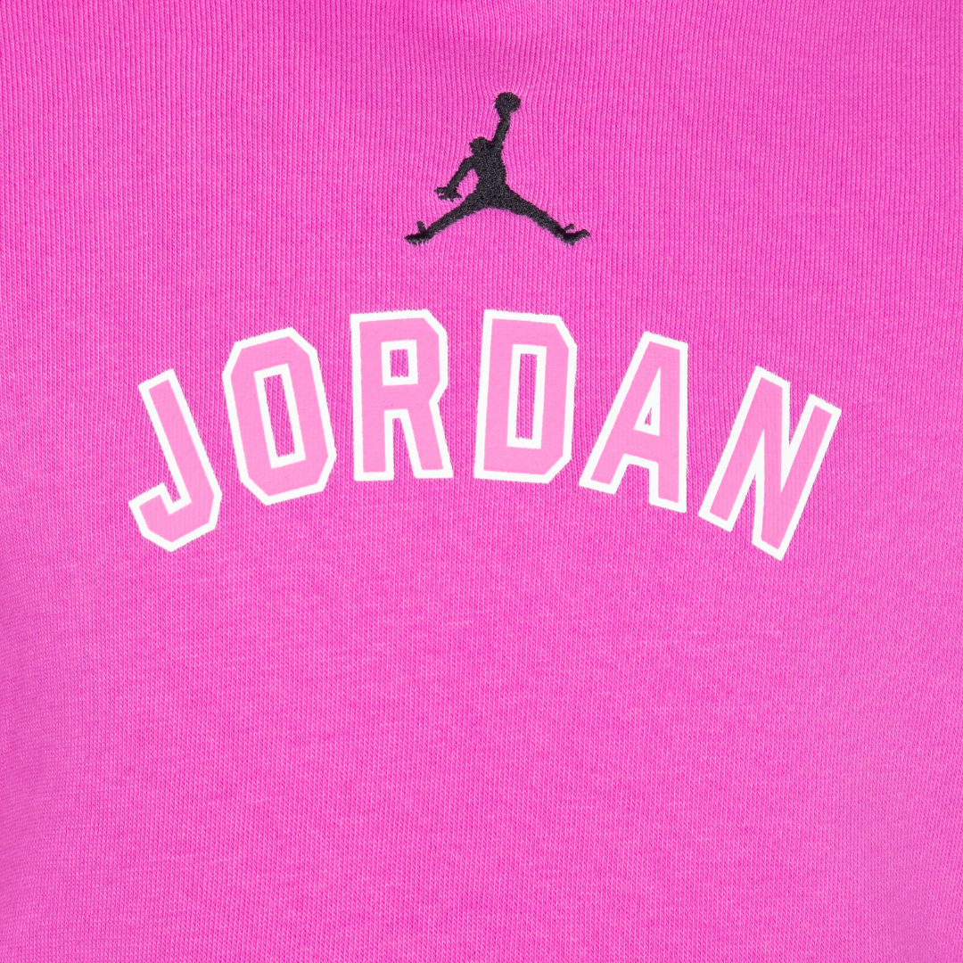 Jordan Y2K Fleece Hoodie & Pants Set Black (Little Kids)