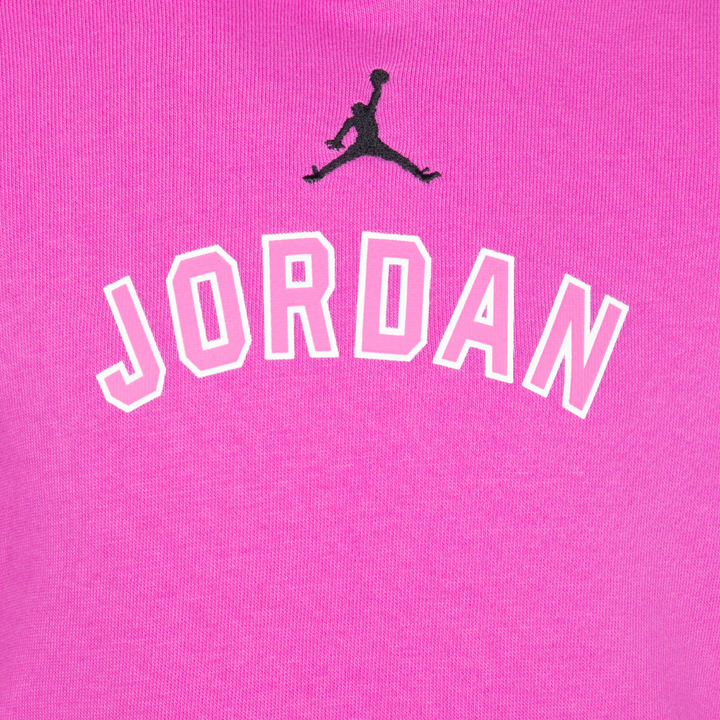 Jordan Y2K Fleece Hoodie & Pants Set Black (Little Kids)