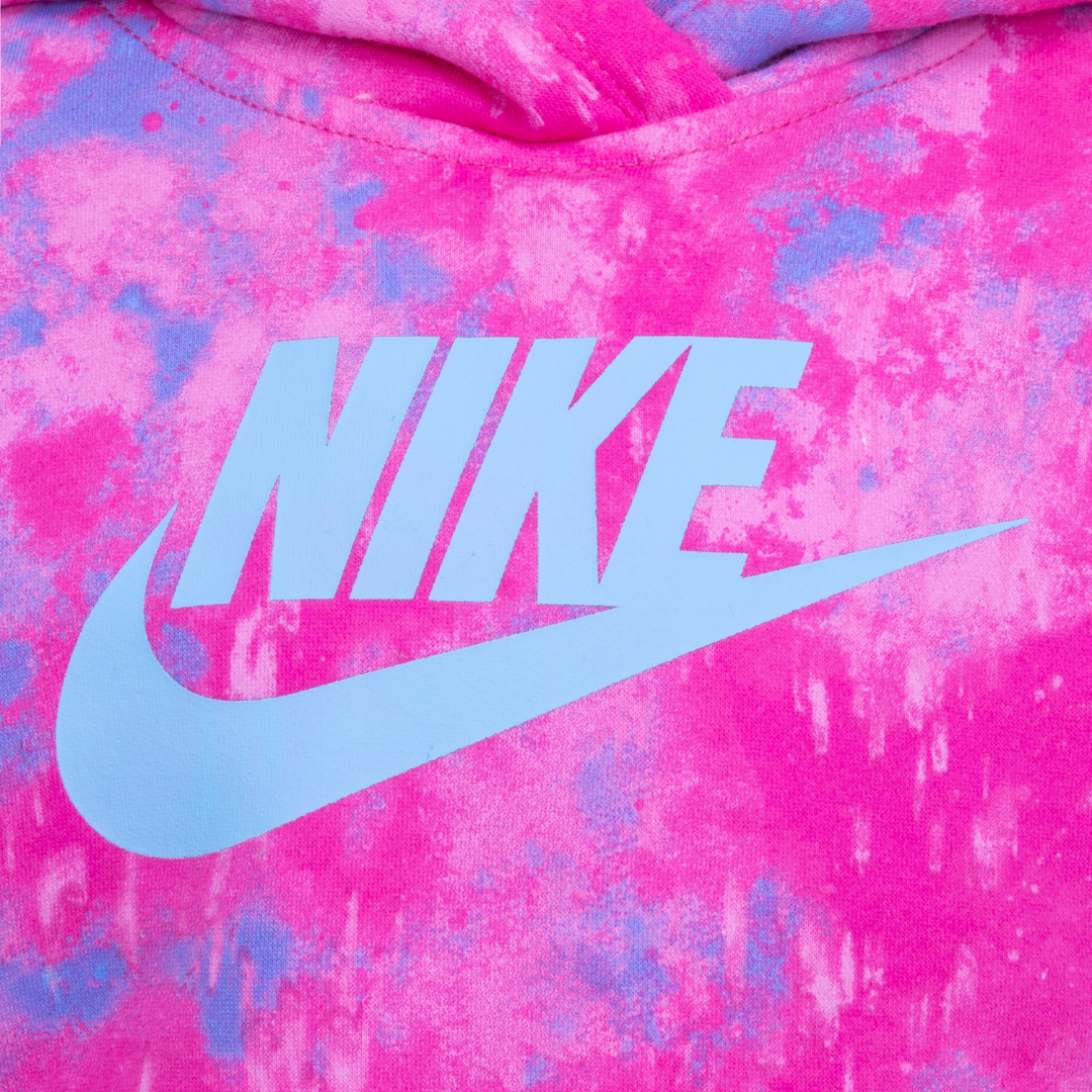 Nike Printed Cub Hoodie Playful Pink (Little Kids)