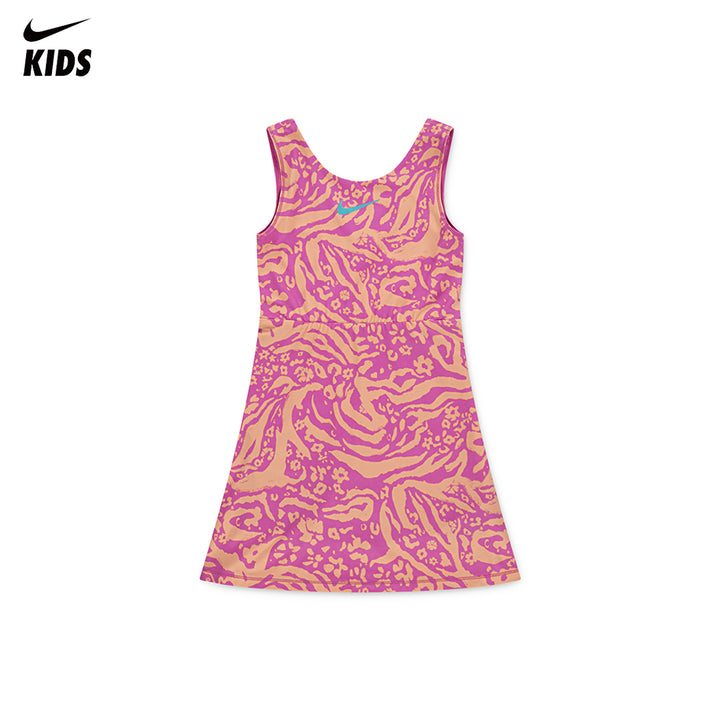 Nike Girls Wild Flower Fashion Pink Dress (Little Kids)