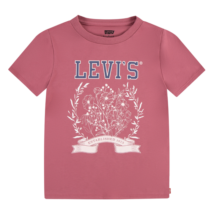 Levi's Collegiate Short Sleeve Tee Rose Wine (Big Kids)