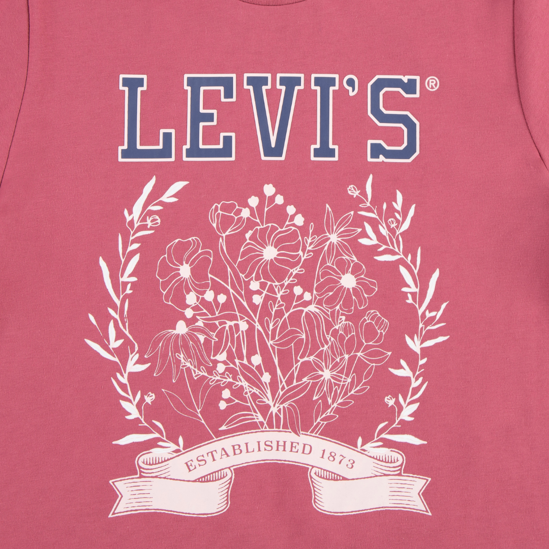 Levi's Collegiate Short Sleeve Tee Rose Wine (Big Kids)