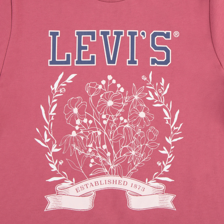 Levi's Collegiate Short Sleeve Tee Rose Wine (Big Kids)