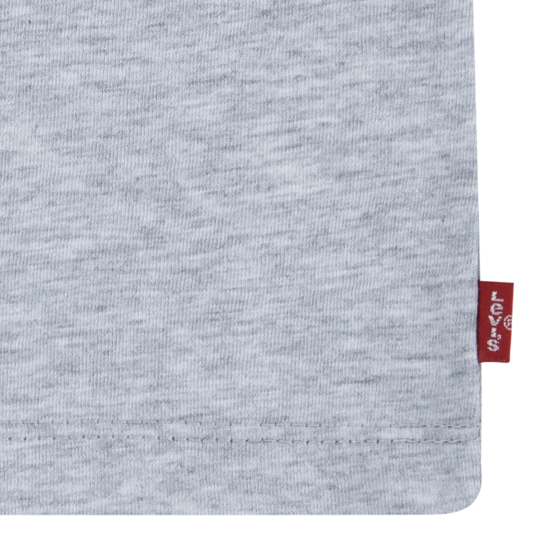 Levi's Meet and Greet Butterfly Light Gray Short Sleeve Tee (Big Kids)