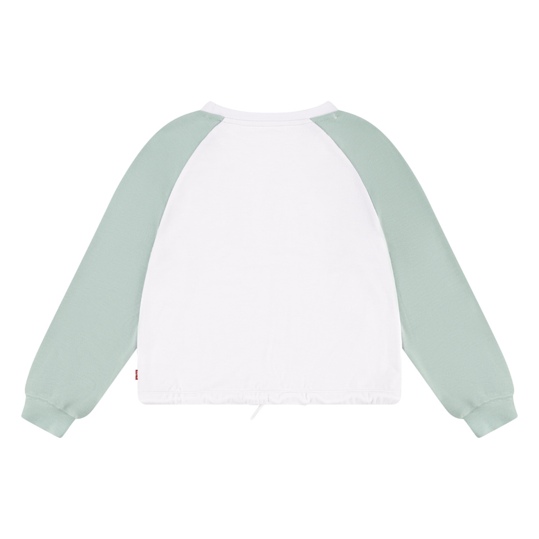 Levi's Collegiate Floral Long Sleeve Sleeve Top Blue Surf (Big Kids)