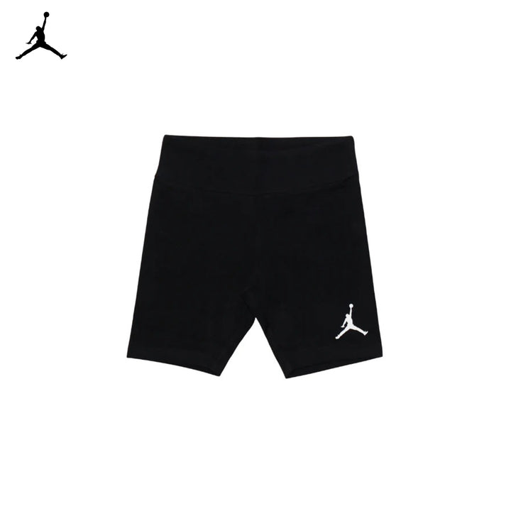 Jordan Girls Essentials Black Bike Shorts (Big Kids)