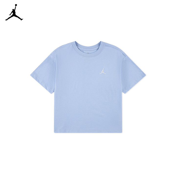 Jordan Girls Brooklyn Essentials T-Shirt Cobalt Bliss (Big Kids)