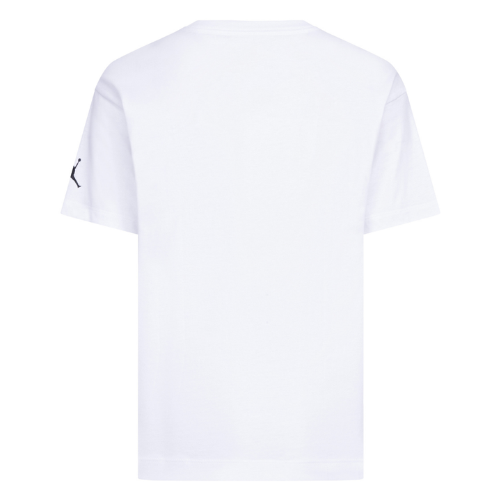 Jordan Throwback Flight Short Sleeve Tee White (Big Kids)