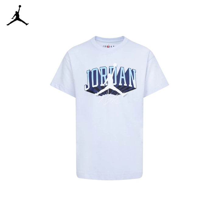 Jordan Girls Push Through Gray T-Shirt (Big Kids)
