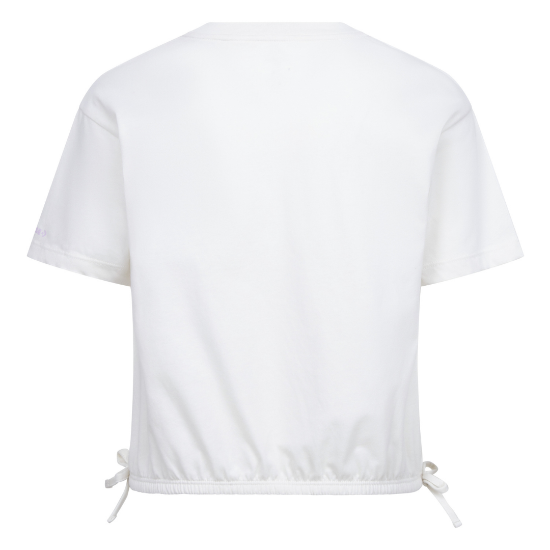 Converse Relaxed Graphic Tie Knit Tee Egret (Big Kids)