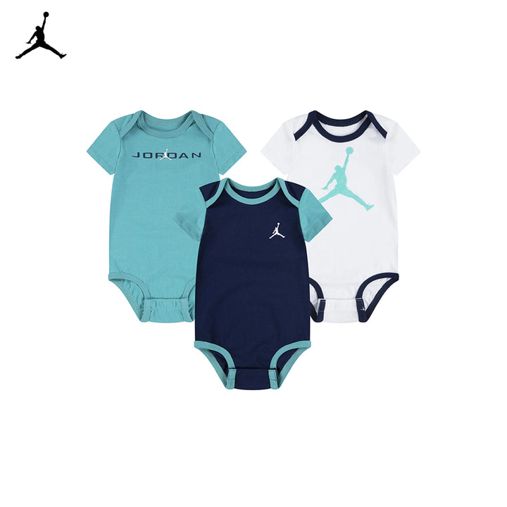 Jordan MJ Brooklyn Unisex 3Pack Body Washed Teal (Newborn)
