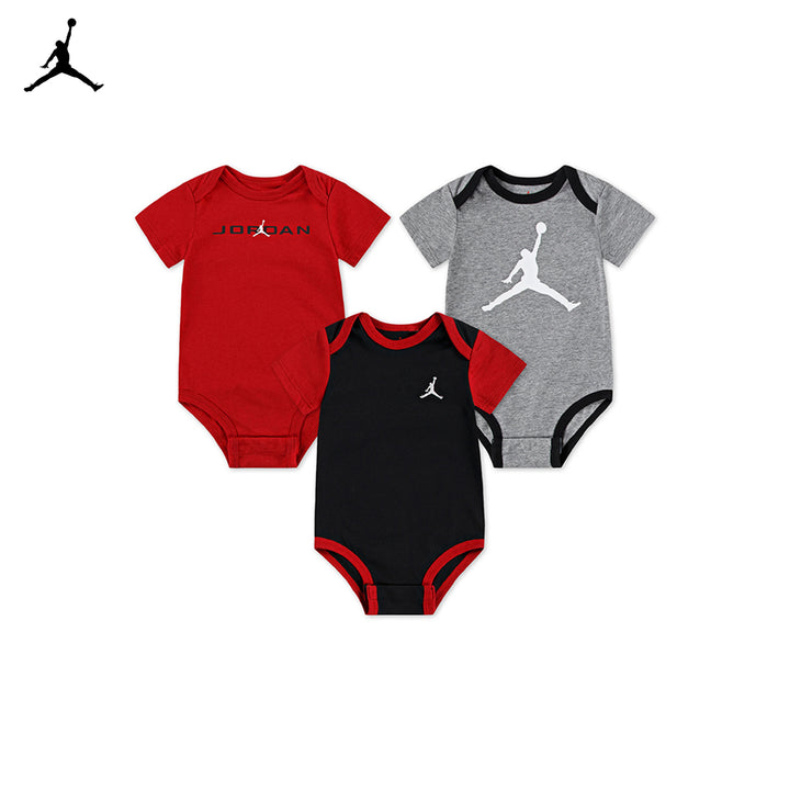 Jordan MJ Brooklyn Unisex 3Pack Body Gym Red (Newborn)