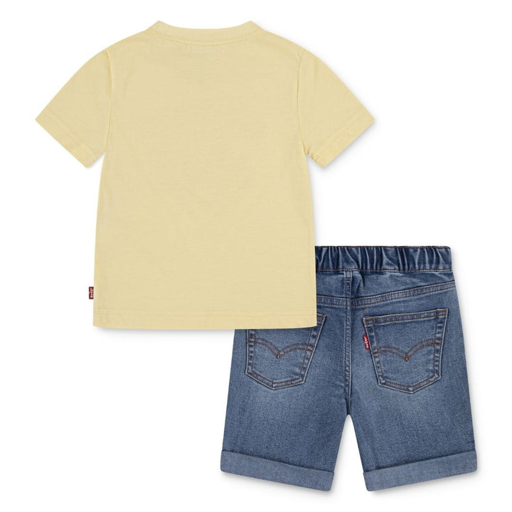 Levi's Boys Four Wheeler Denim Set Golden Haze (Toddlers)