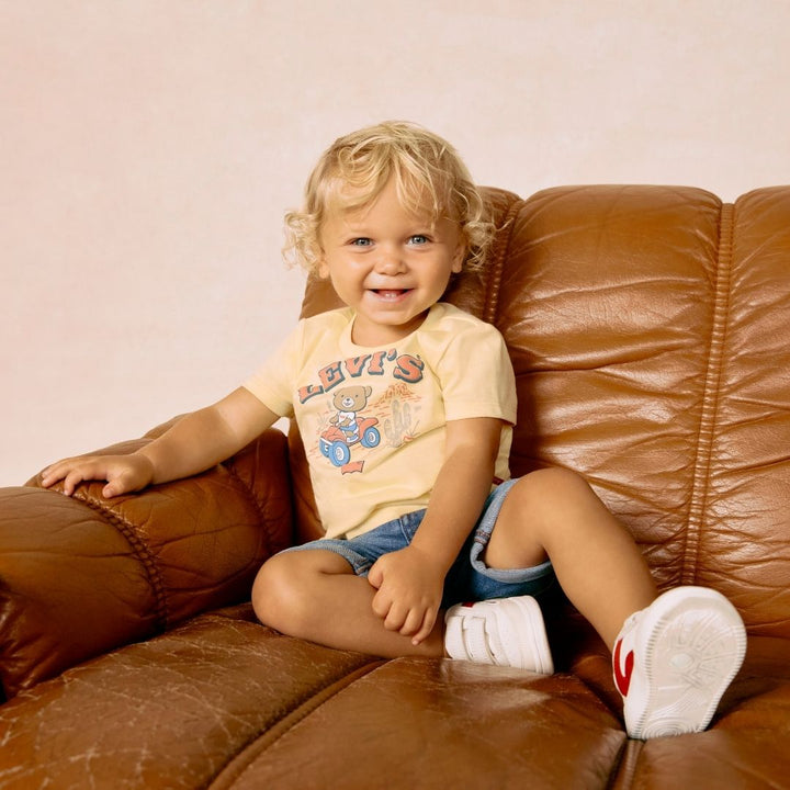 Levi's Boys Four Wheeler Denim Set Golden Haze (Toddlers)