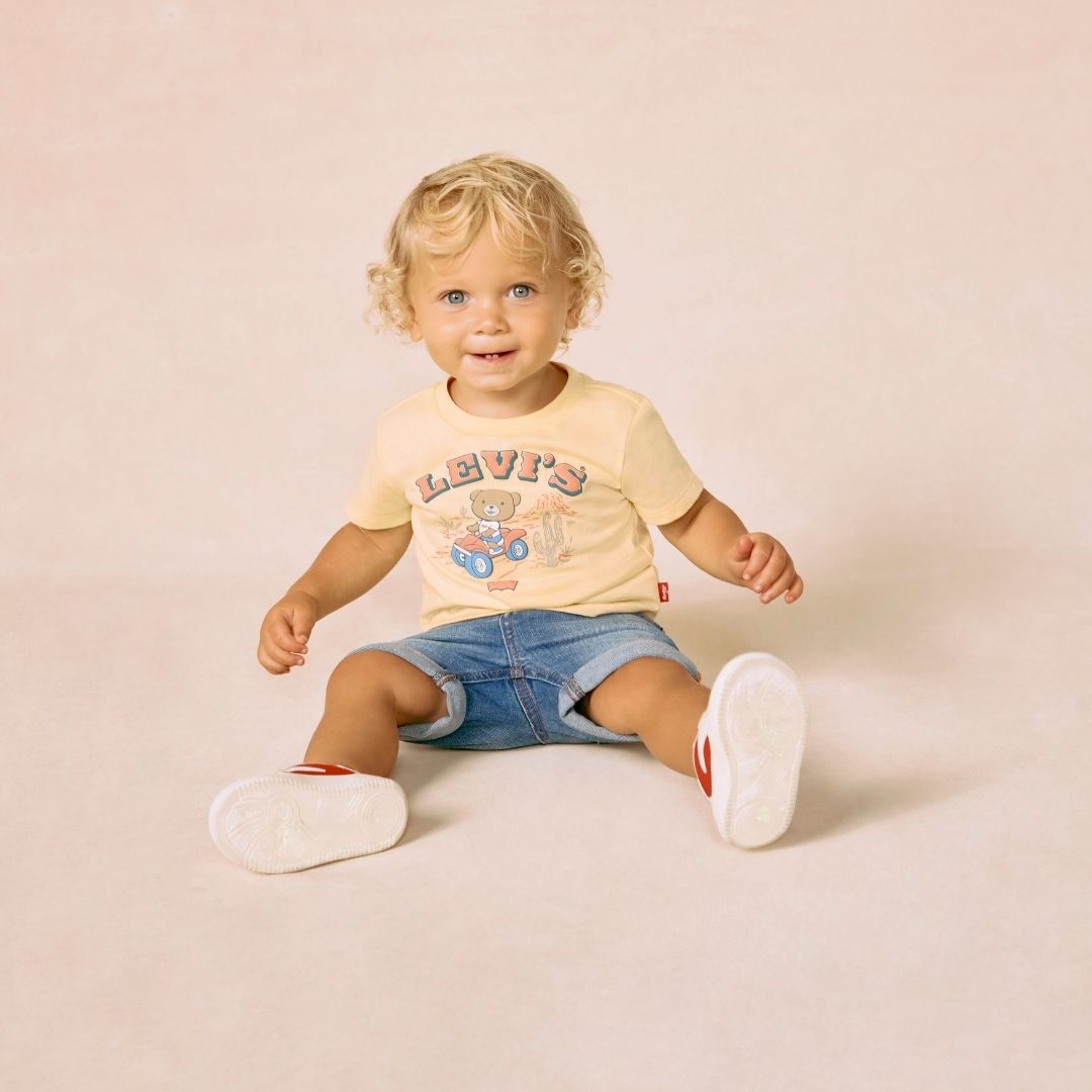 Levi's Boys Four Wheeler Denim Set Golden Haze (Toddlers)