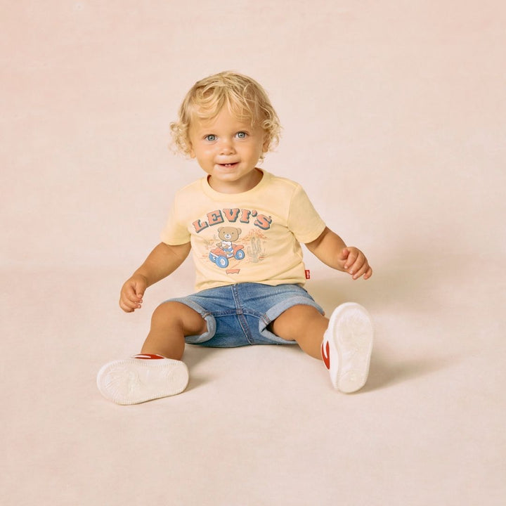 Levi's Boys Four Wheeler Denim Set Golden Haze (Toddlers)