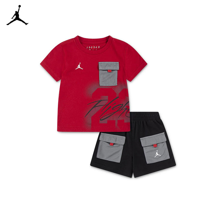 Jordan Boys 2-Piece Flight Utility T-Shirt & Shorts Set (Toddler)