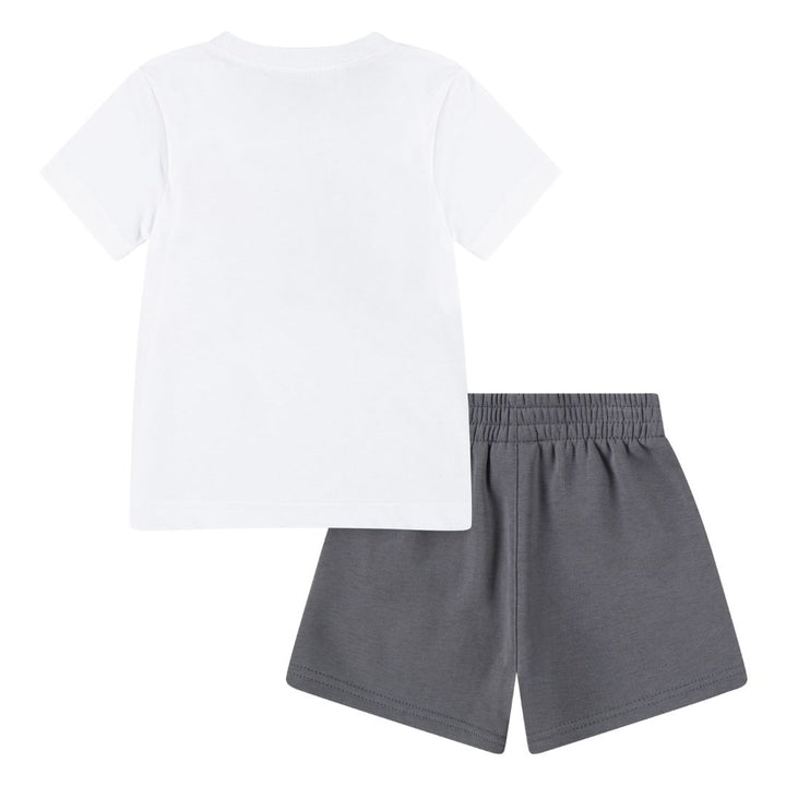 Nike Boys On The Move Shorts Set Smoke Grey (Toddlers)