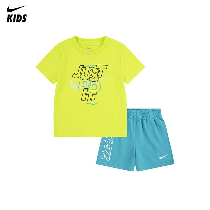 Nike Boys 2-Piece Rhythm T-Shirt & French Terry Shorts Set (Toddler)