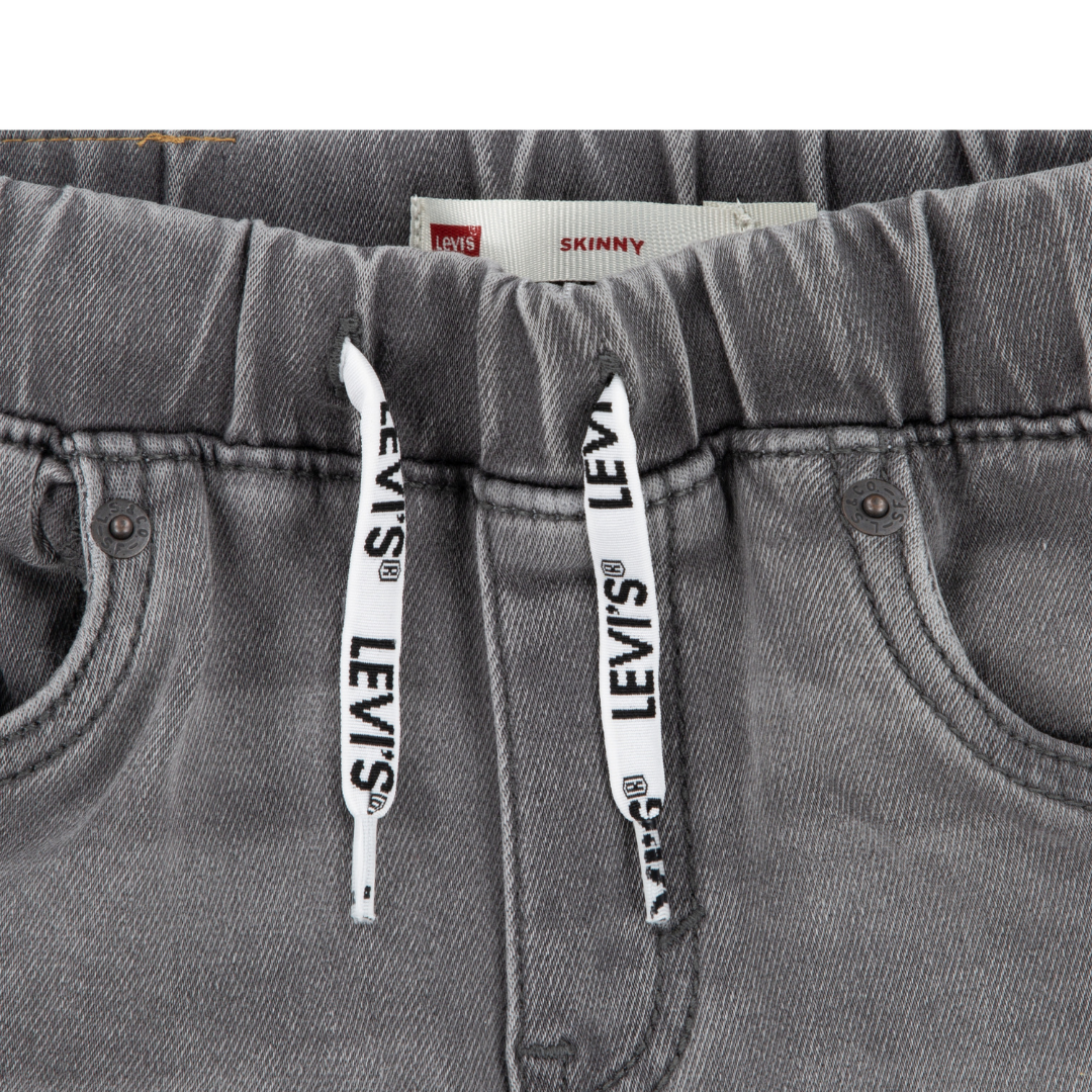 Levi's Skinny Dobby Short Going Grey (Little Kids)