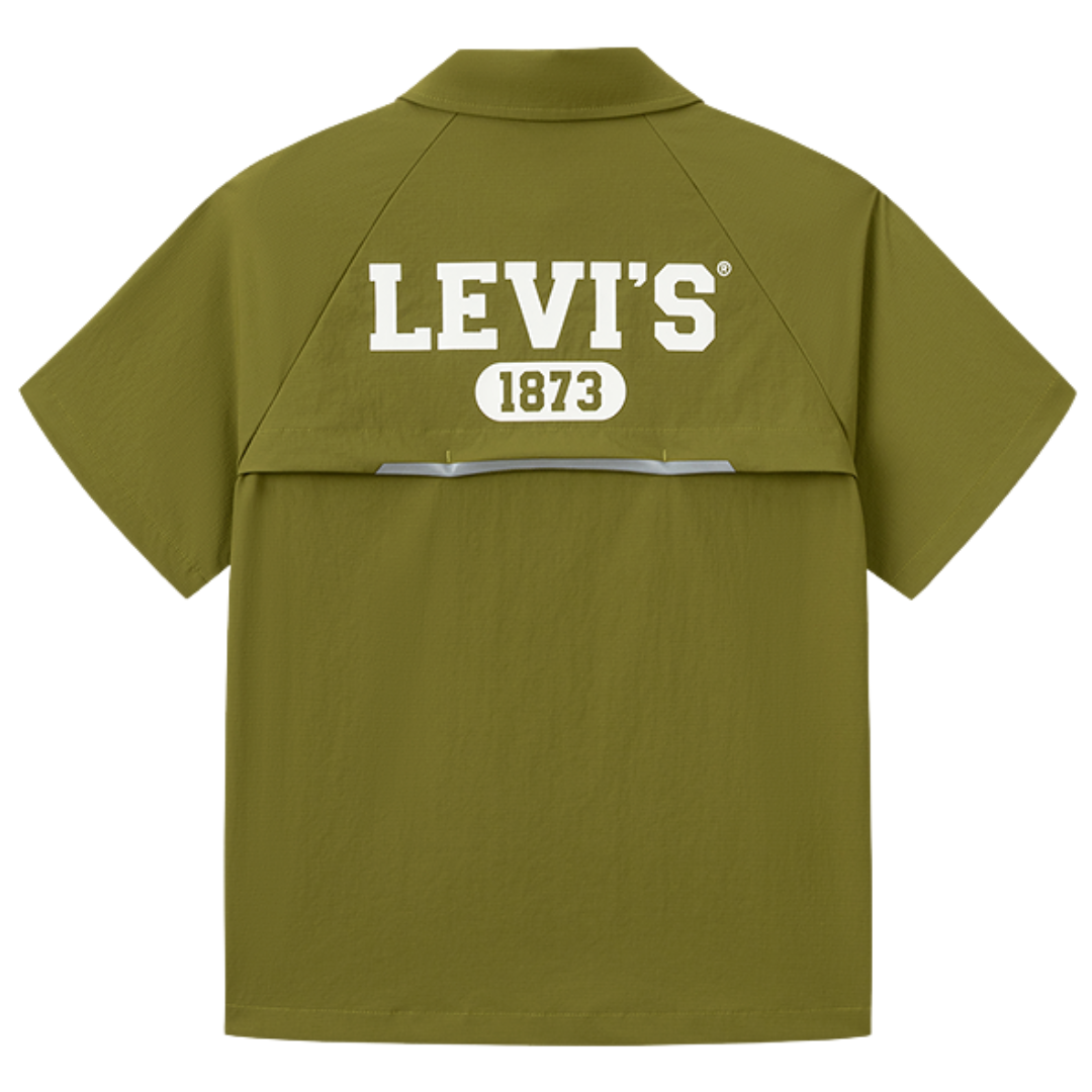 Levi's Raglan Stay Loose Green Shirt (Little Kids)