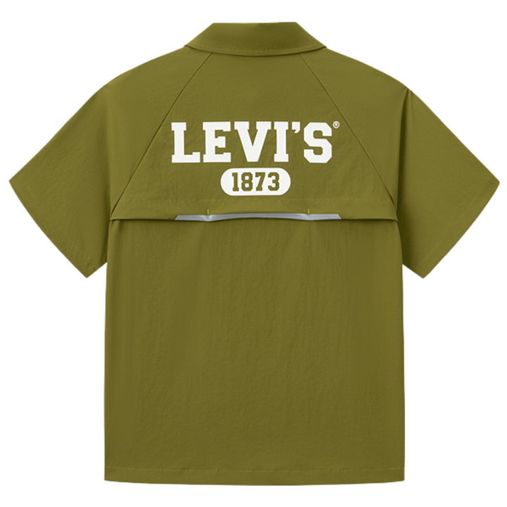 Levi's Raglan Stay Loose Green Shirt (Little Kids)