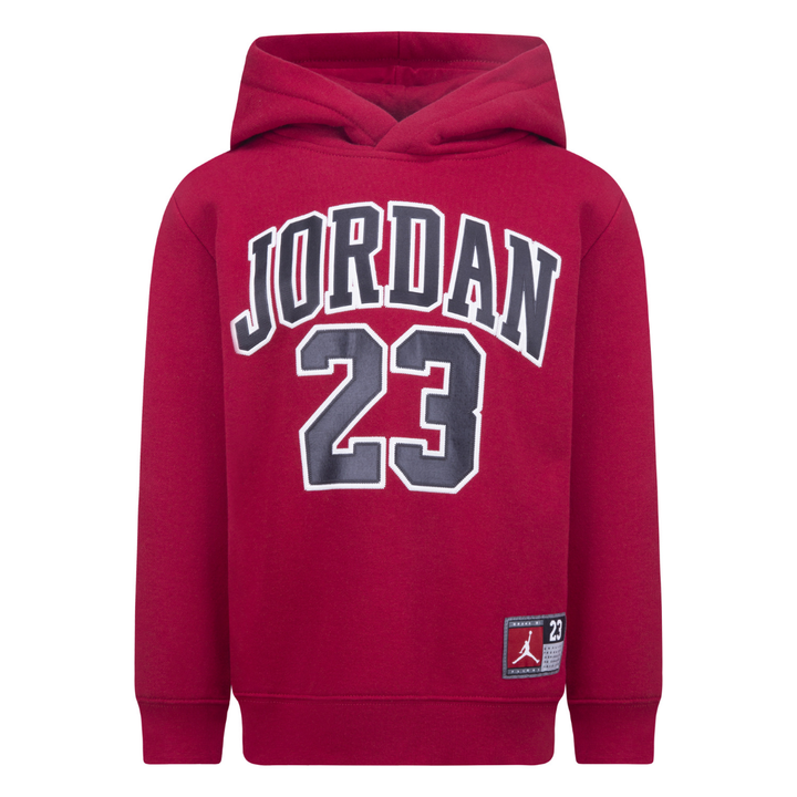 Jordan Fleece Pullover Hoodie Gym Red (Little Kids)