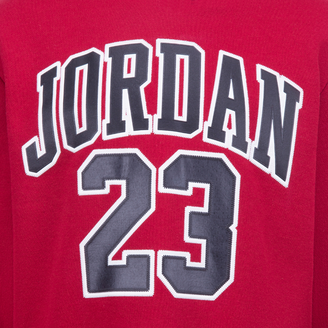 Jordan Fleece Pullover Hoodie Gym Red (Little Kids)