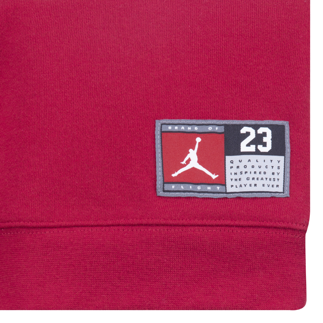Jordan Fleece Pullover Hoodie Gym Red (Little Kids)