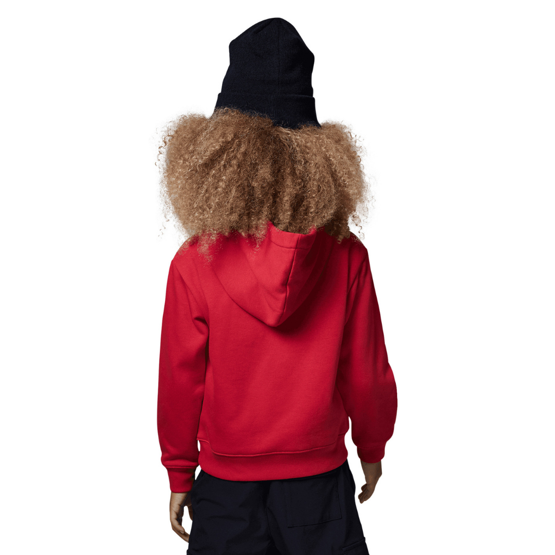 Jordan Fleece Pullover Hoodie Gym Red (Little Kids)