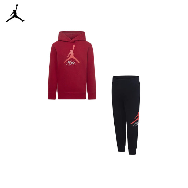 Jordan Boys 2-Piece Jumpman Flight Hoodie & Joggers Set (Little Kids)