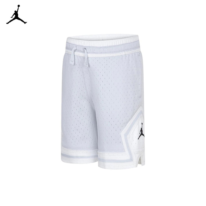 Jordan Boys MJ Dri-Fit Sport Diamond Gray Shorts (Little Kids)