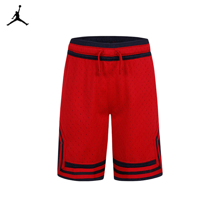 Jordan Boys MJ Dri-Fit Sport Diamond Red Shorts (Little Kids)