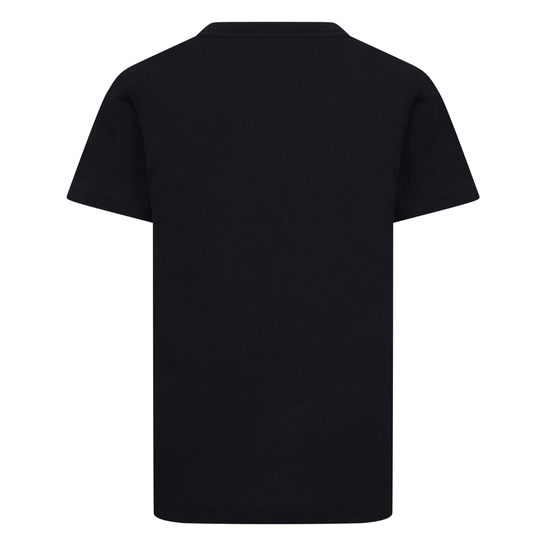 Jordan Flight Galaxy Snow Short Sleeve Tee Black (Big Kids)