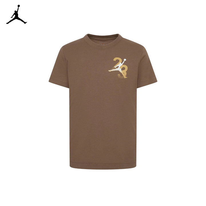 Jordan Boys Flight 2384 Brown T-Shirt (Little Kids)