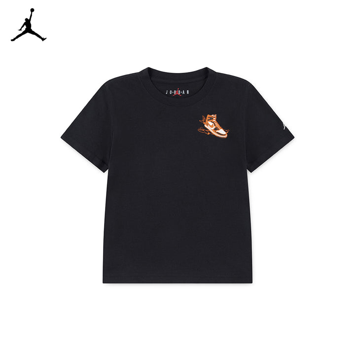 Jordan Boys Varsity Split T-Shirt Black (Little Kids)
