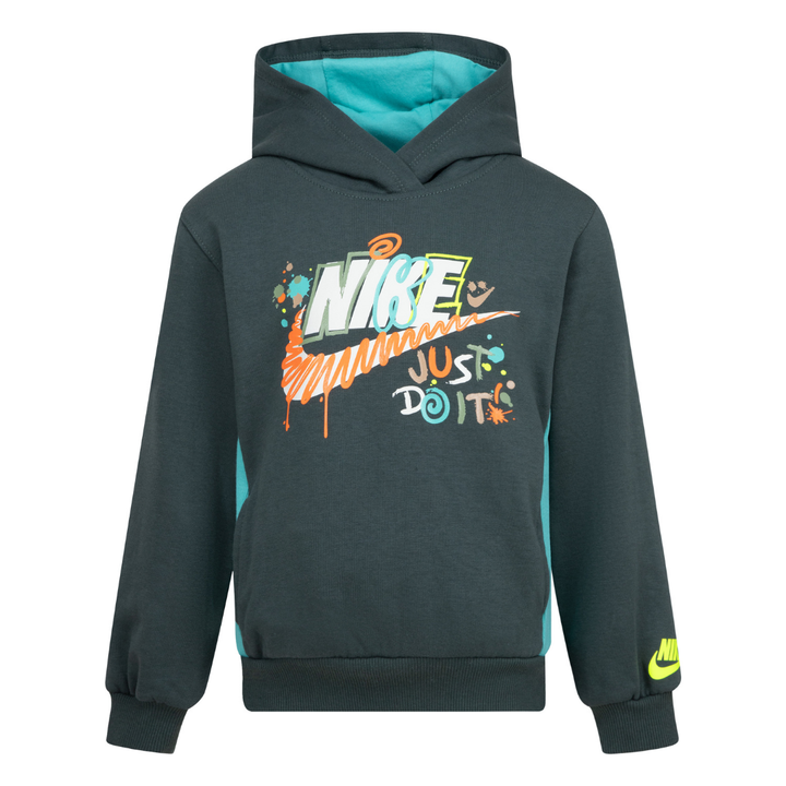 Nike Sportswear Express Yourself Pullover Hoodie Vintage Green (Little Kids)