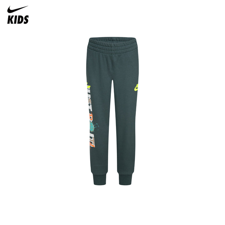 Nike Boys Sportswear Express Yourself Green Joggers (Little Kids)