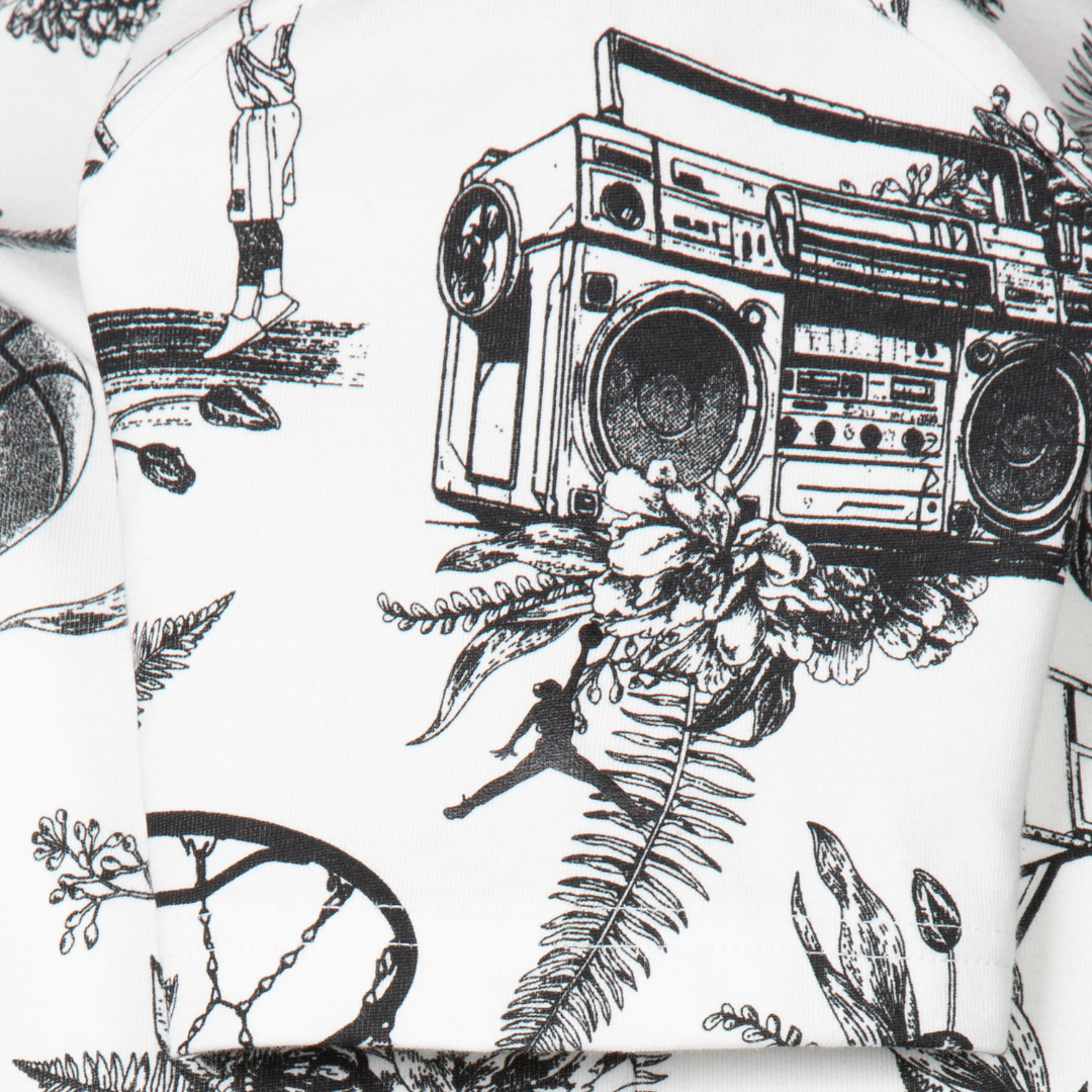 Jordan Sports Sketch Short Sleeve Tee White (Little Kids)