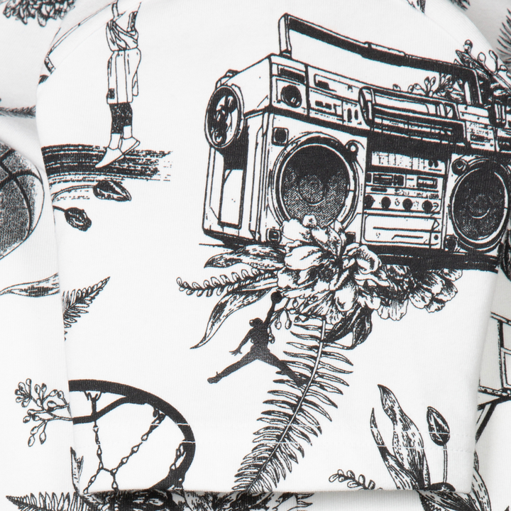 Jordan Sports Sketch Short Sleeve Tee White (Little Kids)