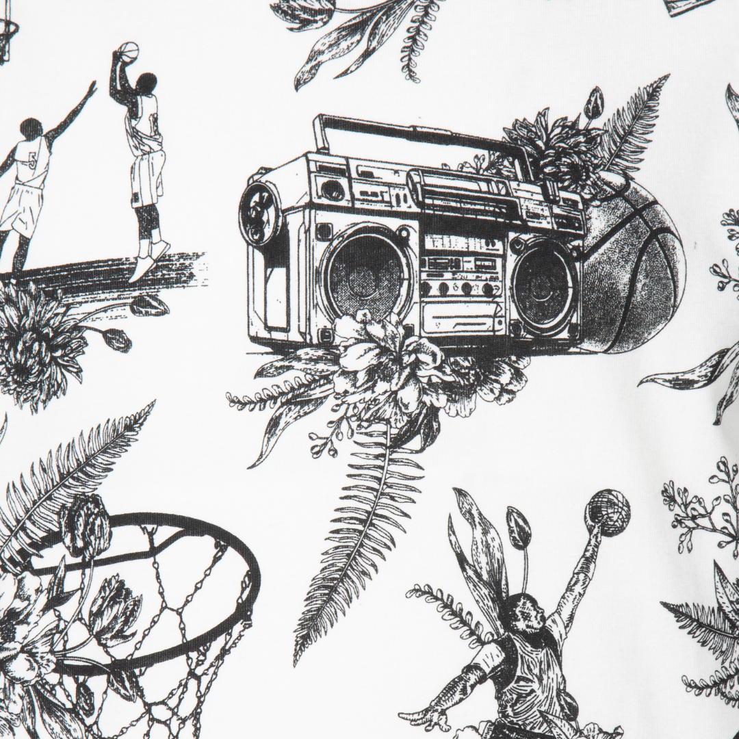 Jordan Sports Sketch Short Sleeve Tee White (Little Kids)