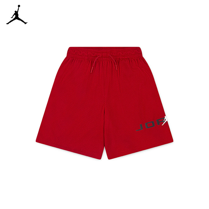 Jordan Boys  MJ Baseline Mesh Red Shorts (Big Kids)